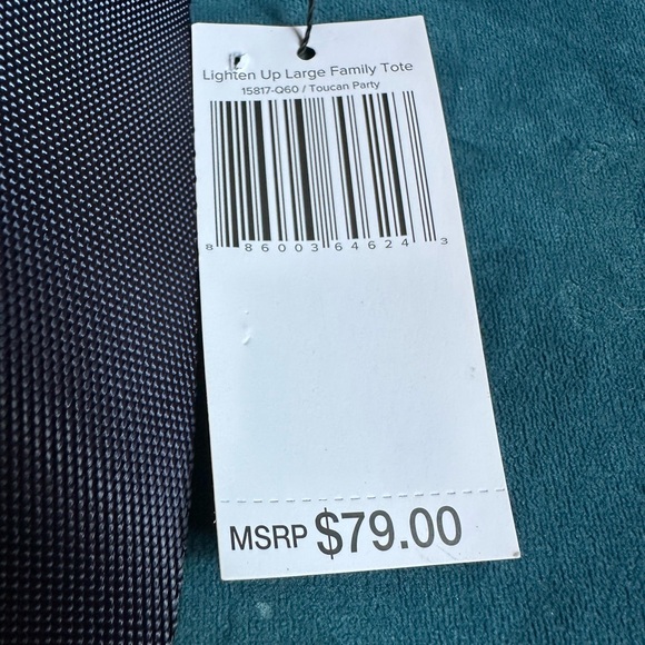 Vera Bradley Disney L Toucan Party Tote Bag NWT - Picture 7 of 11